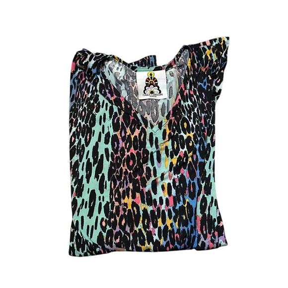 Carla Christoph Houston Vibrant Caftan Tunic One Size Tunic - Picture 3 of 4